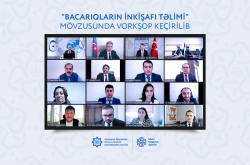 “Bacarıqların inkişafı təlimi” mövzusunda vorkşop keçirilib