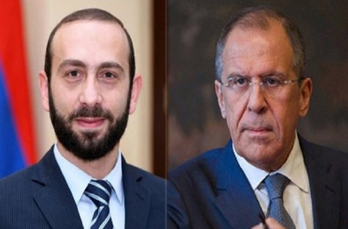 Rusiya və Ermənistan xarici işlər nazirləri arasında telefon danışığı olub