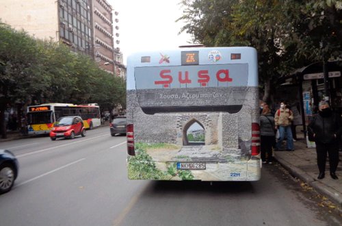 Yunanıstanda “Şuşa Azərbaycandır” sözləri erməniləri qorxuya saldı - Fotolar