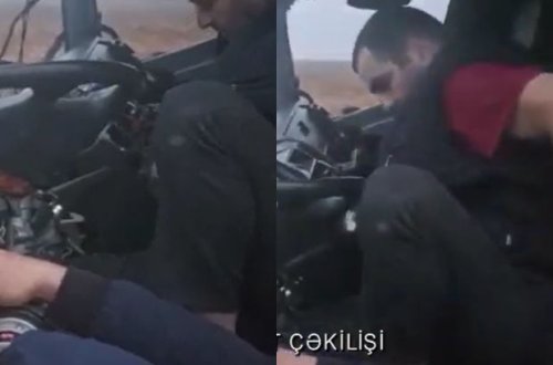 Kürdəmirdə iki yük maşını toqquşdu - VİDEO