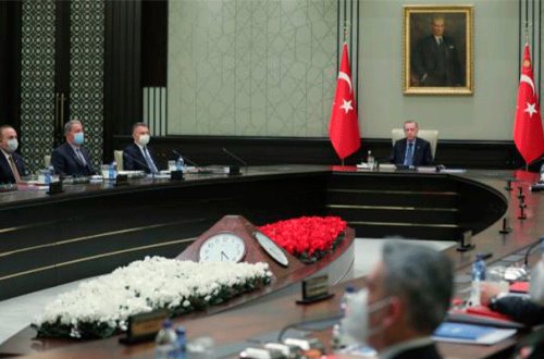 Ərdoğan Təhlükəsizlik Şurasını topladı - Qarabağ da müzakirə olunur