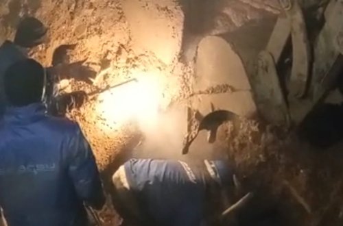 Qəza baş verdi, iki rayonda su kəsildi - Fotolar