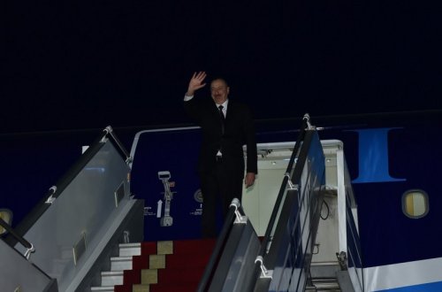 Prezident İlham Əliyevin Soçiyə işgüzar səfəri başa çatıb