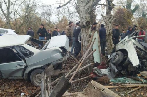 Oğuzda maşın ağaca çırpıldı: Sürücü öldü - FOTO