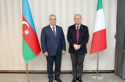 DTX rəisi İtaliyanın Maliyyə Qvardiyasının baş komandanını qəbul edib