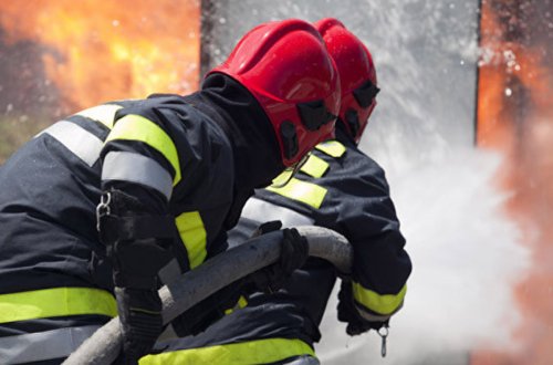 Bakıda məcburi köçkünlərin məskunlaşdığı binada yanğın olub