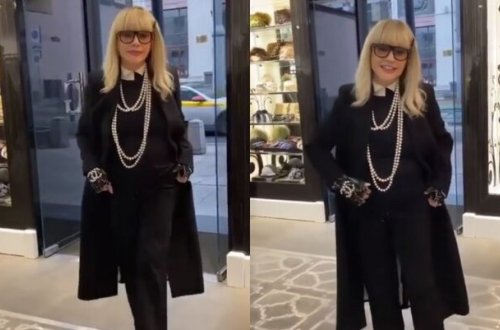 72 yaşlı Alla Puqaçova görünüşü ilə təəccübləndirdi - VİDEO