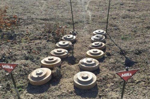Azad edilmiş ərazilərdə ötən həftə 37 mina aşkarlanıb