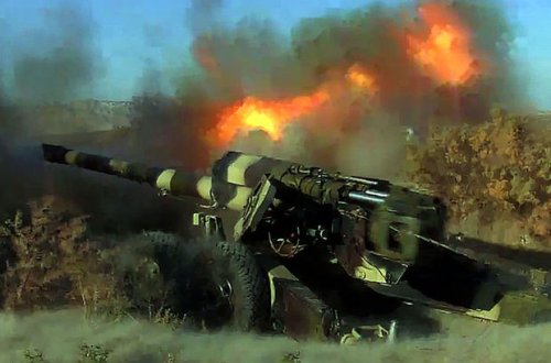 Minaatan və artilleriya bölmələrinin döyüş atışlı taktiki təlimləri keçirildi - VİDEO