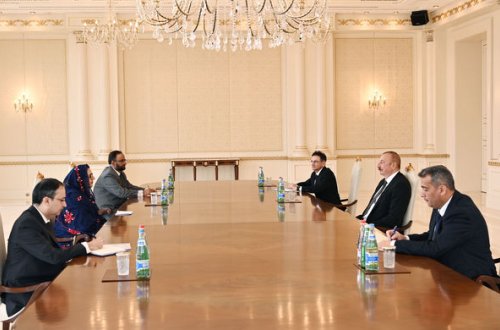 İlham Əliyev Pakistanın müdafiə istehsalatı nazirini qəbul etdi - YENİLƏNİB