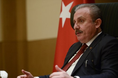 TBMM sədri helikopter qəzasına görə Azərbaycan xalqına başsağlığı verib