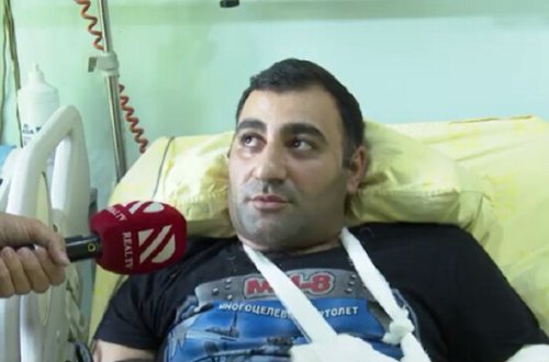 Qəzadan sağ çıxan polkovnik-leytenant hadisənin necə baş verməsindən danışdı - VİDEO