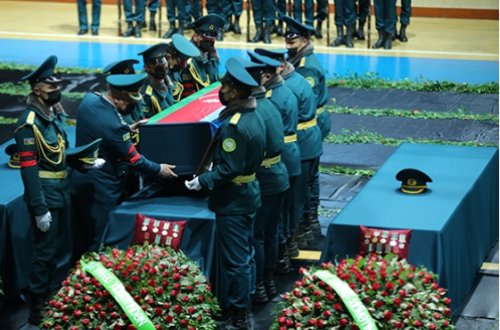 Şəhidlərlə vida mərasimi başlayır - VİDEO