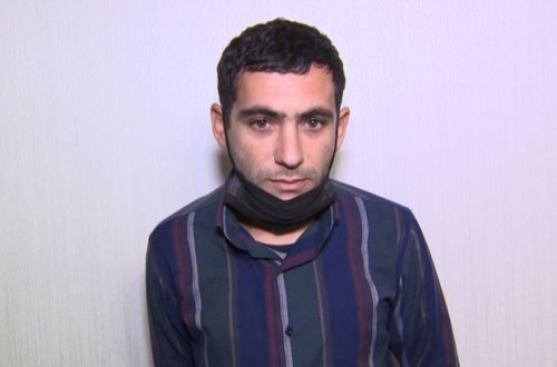 Narkotik maddə almaq üçün taksi sürücüsünü qarət edən şəxs SAXLANILDI - VİDEO