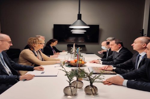 Ceyhun Bayramov ATƏT-in baş katibi ilə görüşüb