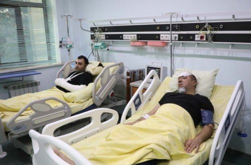 Helikopter qəzasında yaralanan sərhədçilərin son durumu açıqlanıb