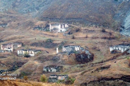 Кадры из села Кечилигая Кельбаджарского района - ВИДЕО