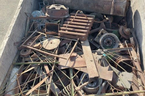 Арестованы пытавшиеся вывезти из Джебраила около 10 т металлолома - ФОТО