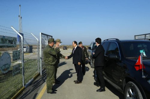 Türkiyə səfiri Qarabağdakı Rusiya - Türkiyə Birgə Monitorinq Mərkəzində olub