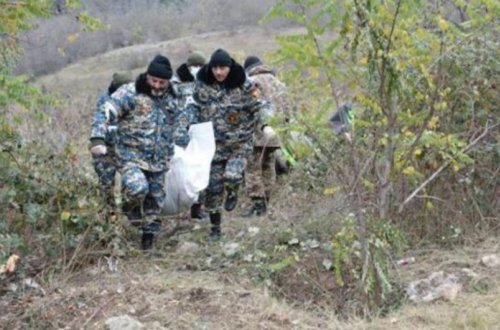 Xocavənddə erməni hərbçinin meyitinin qalıqları tapılıb
