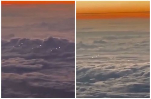 Зафиксированы передвигающиеся группами НЛО - ВИДЕО