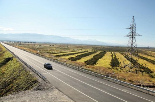 Gürcüstanda Azərbaycanla sərhədə qədər yeni yolun tikintisinə başlanıldı