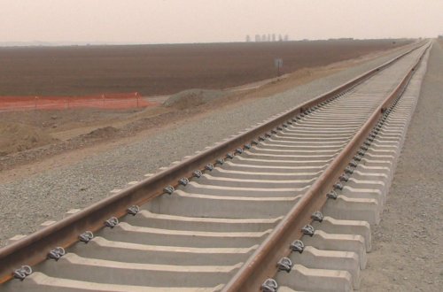 Horadiz-Ağbənd dəmir yolunun çəkilişi sürətlə davam edir