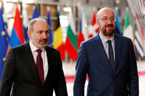 Avropa İttifaqı Şurasının Prezidenti ilə Nikol Paşinyan arasında görüş olub