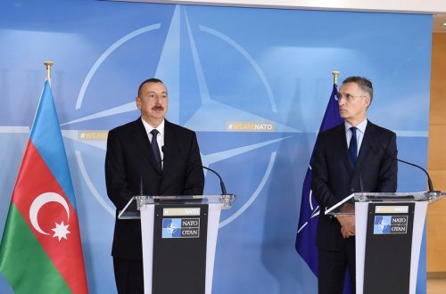 Prezident İlham Əliyevlə NATO Baş katibinin görüşü olub