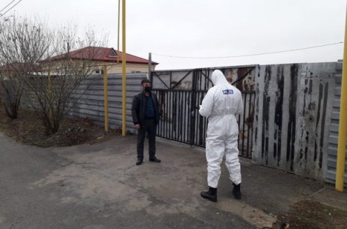 Hacıqabul və Sabirabadda evlərini tərk edən koronavirus xəstələri aşkarlanıb - FOTO