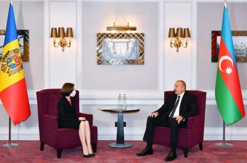 İlham Əliyev Moldova Prezidenti ilə görüşdü - YENİLƏNİB + FOTO