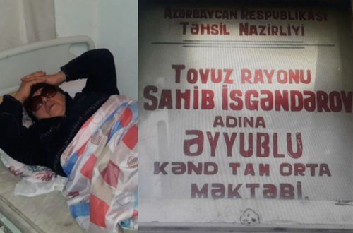 Məktəb direktoru və bufetçi arasında dava: Əraziyə polis gəlib