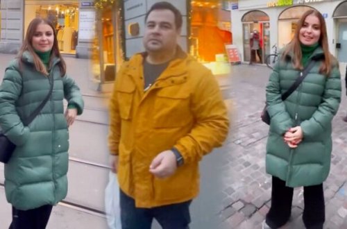 Sevda və həyat yoldaşının İsveçrə gəzintisi - VİDEO