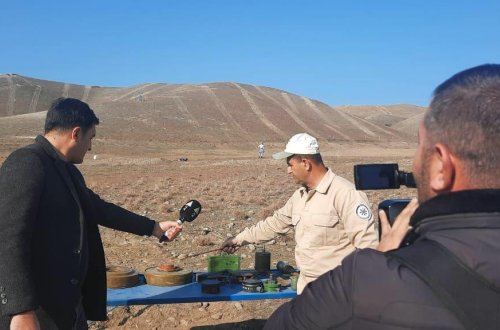 Zərərsizləşdirilən minaların sayı açıqlandı - FOTO