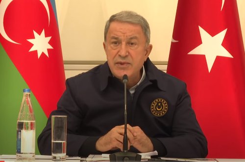 Hulusi Akar: “Azərbaycanda “Ölsəm şəhid, qalsam qazi” prinsipi ilə mübarizəmiz davam edəcək”