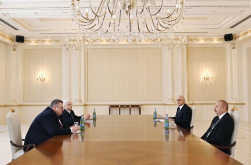 İlham Əliyev Rusiya Baş nazirinin müavinini qəbul etdi