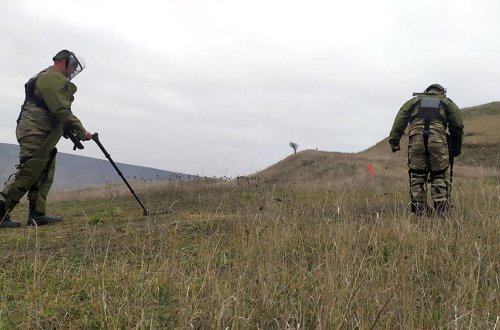 MN: Azad olunmuş ərazilərdə 1 7255 mina və partlamamış döyüş sursatı aşkarlanaraq məhv edilib