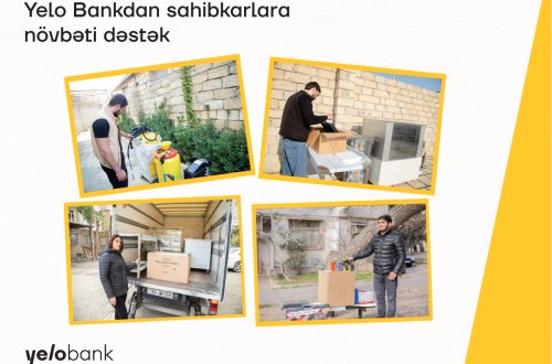 Yelo Bank-dan fərdi sahibkarlara növbəti dəstək