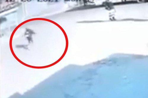 Fatmayıda məktəblini maşın vurub öldürdü - Ürəyi zəif olanlar baxmasın - VİDEO