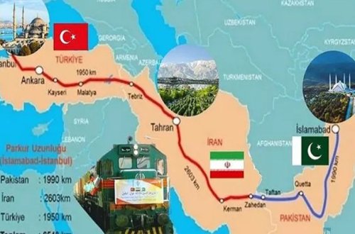 İstanbul-Tehran-İslamabad dəmir yolu xətti istifadəyə verildi