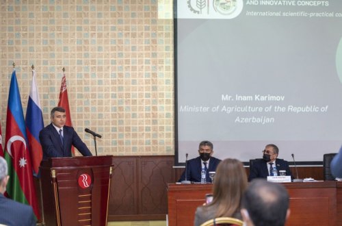 Heyvandarlıq Elmi-Tədqiqat İnstitutunun 90 illiyinə həsr olunmuş beynəlxalq elmi-praktiki konfrans keçirilib