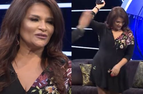 Xumar Qədimovadan canlı efirdə qeyri-adi hərəkət - VİDEO