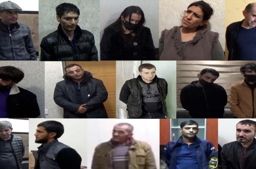 Polis əməliyyat keçirib, 20 nəfər saxlanılıb - VİDEO