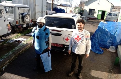 Beynəlxalq Qırmızı Xaç Komitəsi ANAMA-ya qoruyucu ləvazimatlar ianə edib