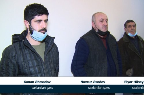Bir neçə gün əvvəl saxlanılan şəxslər yenidən eyni əməli törədiblər