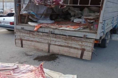 Ucarda 134 kilo leş ət aşkarlandı