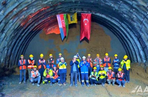 Строительство автодороги Ахмедбейли-Физули-Шуша продолжается быстрыми темпами - ФОТО