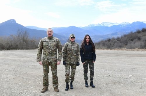 İlham Əliyev, Mehriban Əliyeva və ailə üzvləri Şuşada olublar -YENİLƏNİB