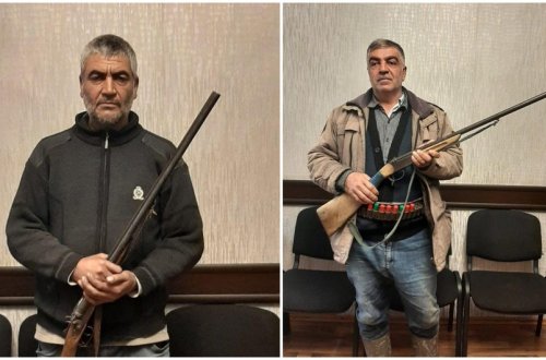 Polis Şabranda qanunsuz ov edən şəxsləri yaxalayıb