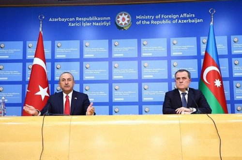 Azərbaycan və Türkiyə XİN rəhbərləri Cənubi Qafqazdakı vəziyyəti müzakirə edib